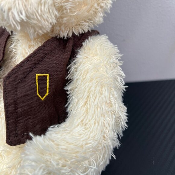 Mary Meyer Brownie Girl Scout Bear 11" Plush Hat Vest Soft Toy Stuffed Animal - Picture 3 of 7
